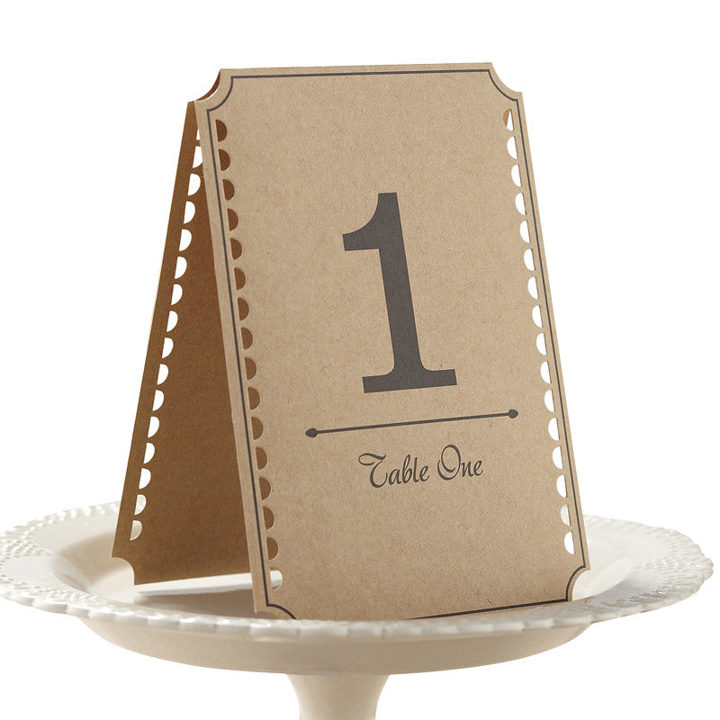 Table Numbers: Kraft