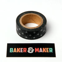 Tape: Washi Polka Dot: Black or Red