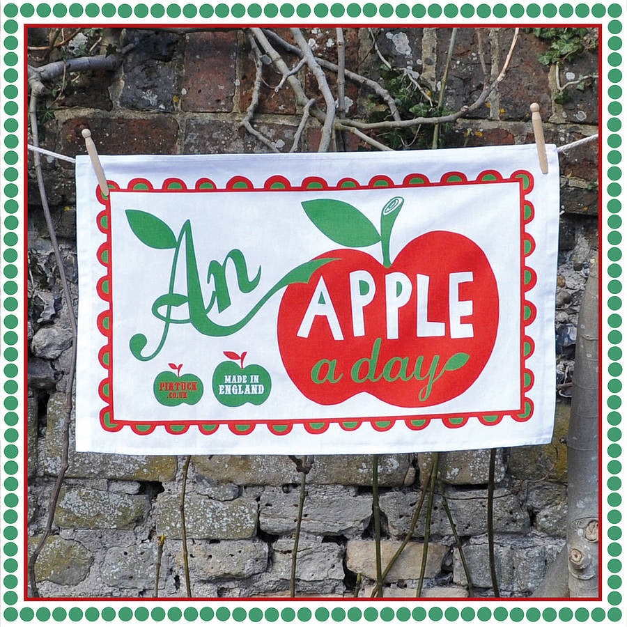 Tea Towel: An Apple a Day