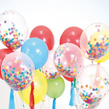 Confetti Balloon Kit: Meri Meri Toot Sweet - 8 confetti filled balloons