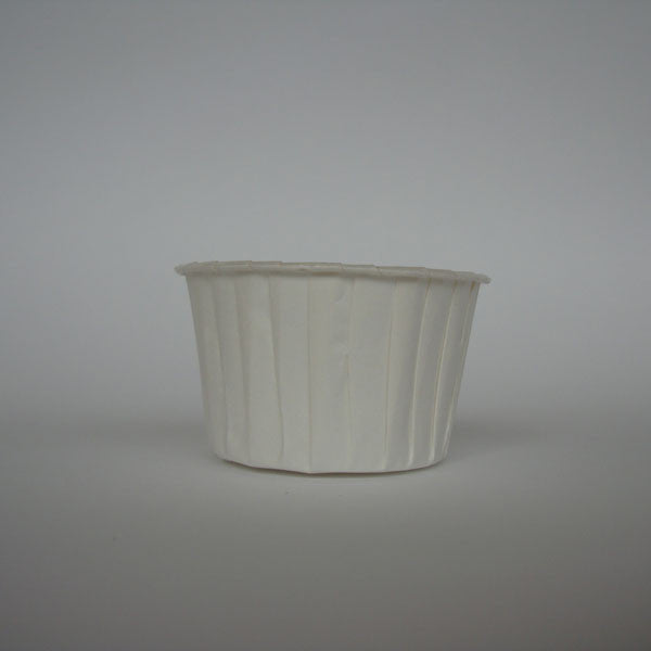 Baking Cups: Pleated White: Pack of 20