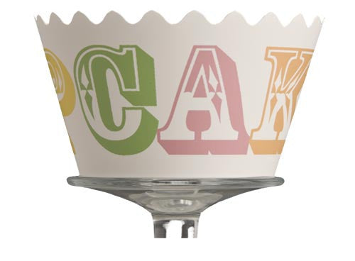 Cupcake Wrappers: Reusable - Cream 'Cupcake'